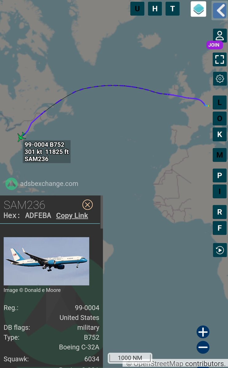 sipjack1776's tweet photo. C-32A
#ADFEBA/99-0004/SAM236
Ramstein>JBA
@Borrowed7Time @USAF_VIP_LGX https://t.co/TukZNlDLfv