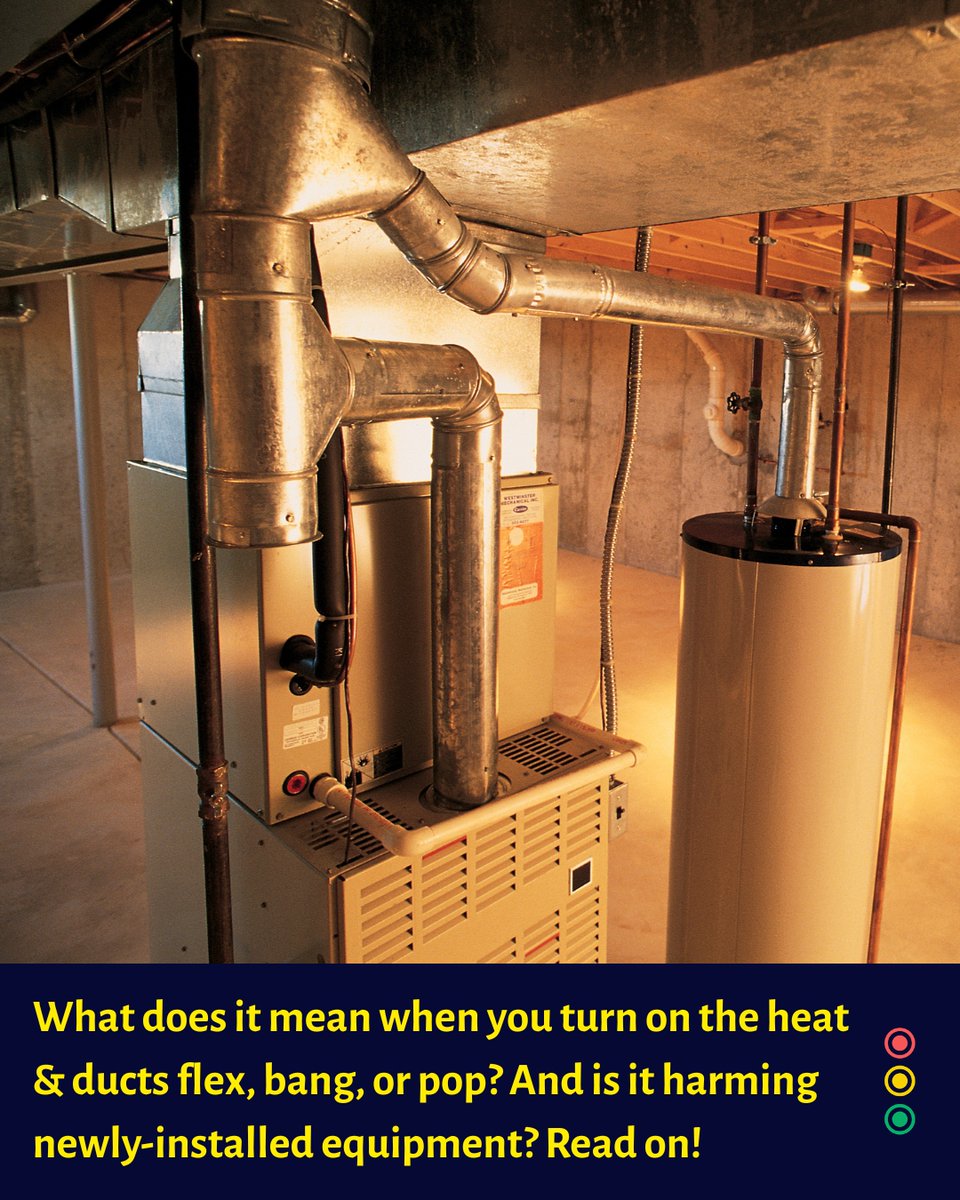 wagnerinspects's tweet image. This is because the ducts are often undersized, loosely supported, or not designed for the higher airflow and pressure of the new equipment. Unfortunately, this flexing can loosen seams, worsen air leaks, and increase vibration and noise at registers and boots. #oldhouse #hvac