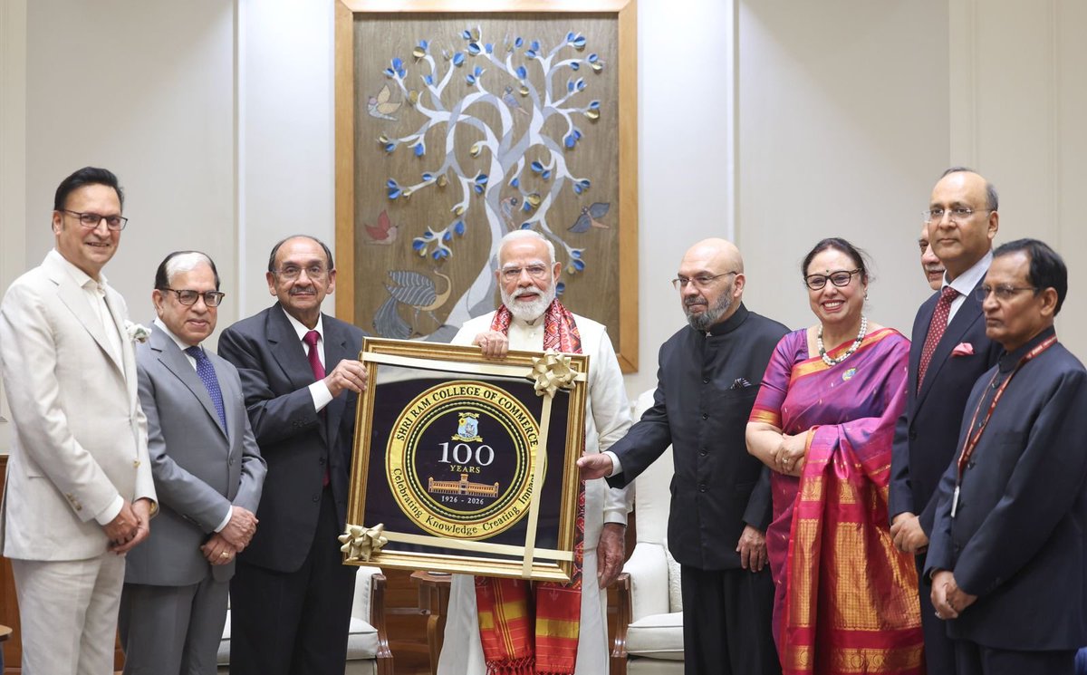 manishseth's tweet photo. 100 years of legacy, leadership, and learning! It is an honor to see SRCC’s centenary recognized by the Hon’ble Prime Minister. As we celebrate this historic landmark, we reaffirm our commitment to the values that make this institution a cornerstone of Indian education.  
@narendramodi @RajatSharmaLive @SRCCOfficial