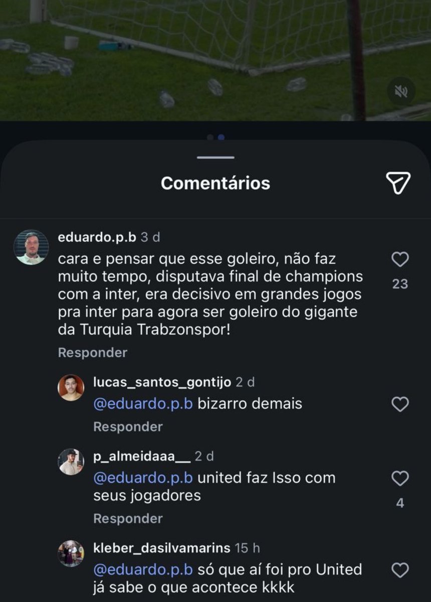 É verdade! O United faz um ótimo trabalho em expor bagres máximos como o Onana.