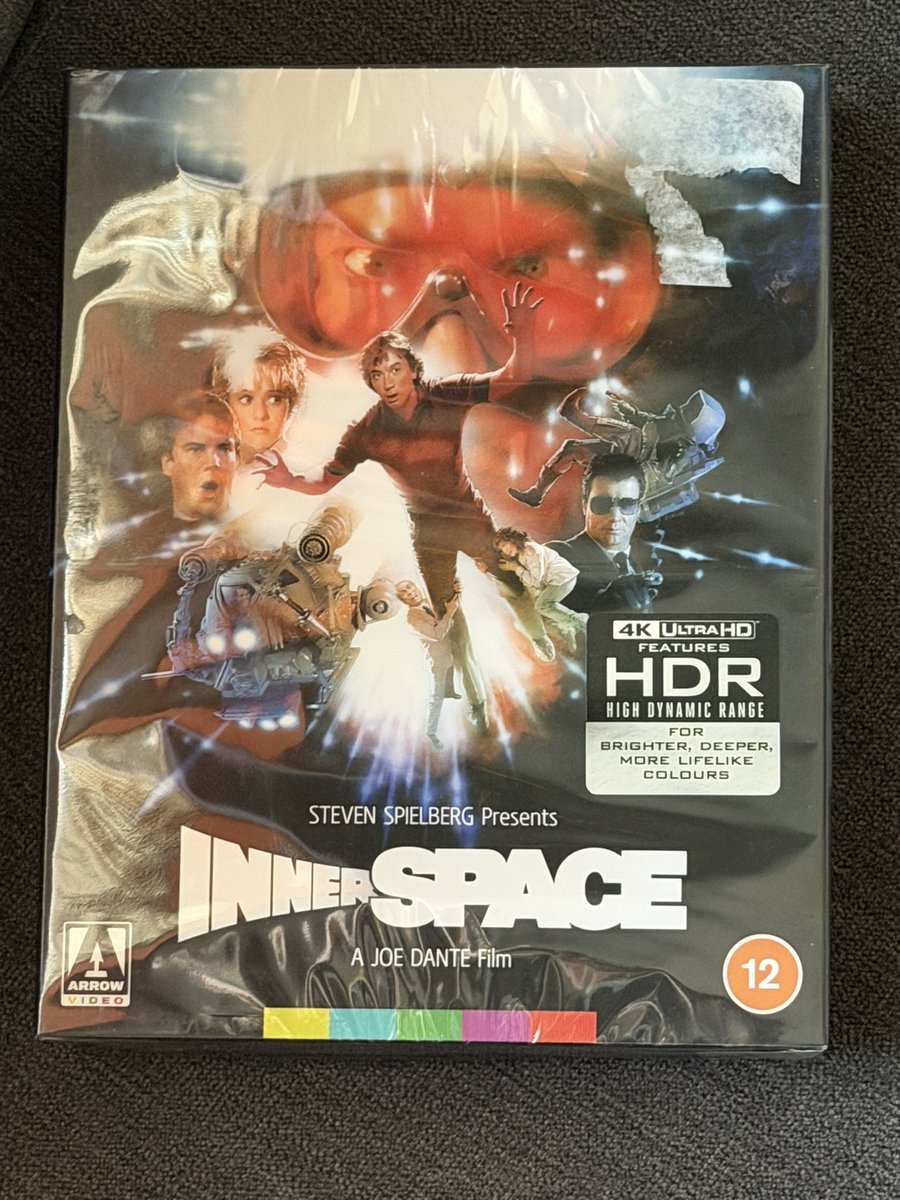 bigalthewasp's tweet image. Tonight’s 4k movie 🍿 Innerspace 👍 @ArrowFilmsVideo @hmvtweets #4KUltraHD #physicalmedia