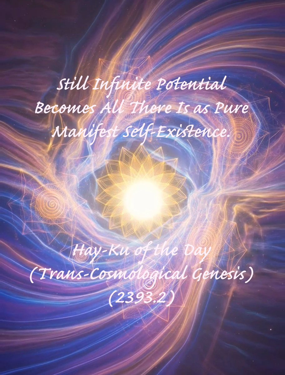 rfhay333's tweet image. Hay-Ku of the Day (Trans-Cosmological Genesis 1) 

#Truth #Life #Light #Love #Peace #Joy #Happiness #WhoAmI #Being #Presence #Consciousness #Mind #Awareness #IAm  #TheWord #God #Spirit #Christ #Healing #Oneness #Unity #Liberty #Equality #Justice #rfhay333

“...Our Country, the 'I