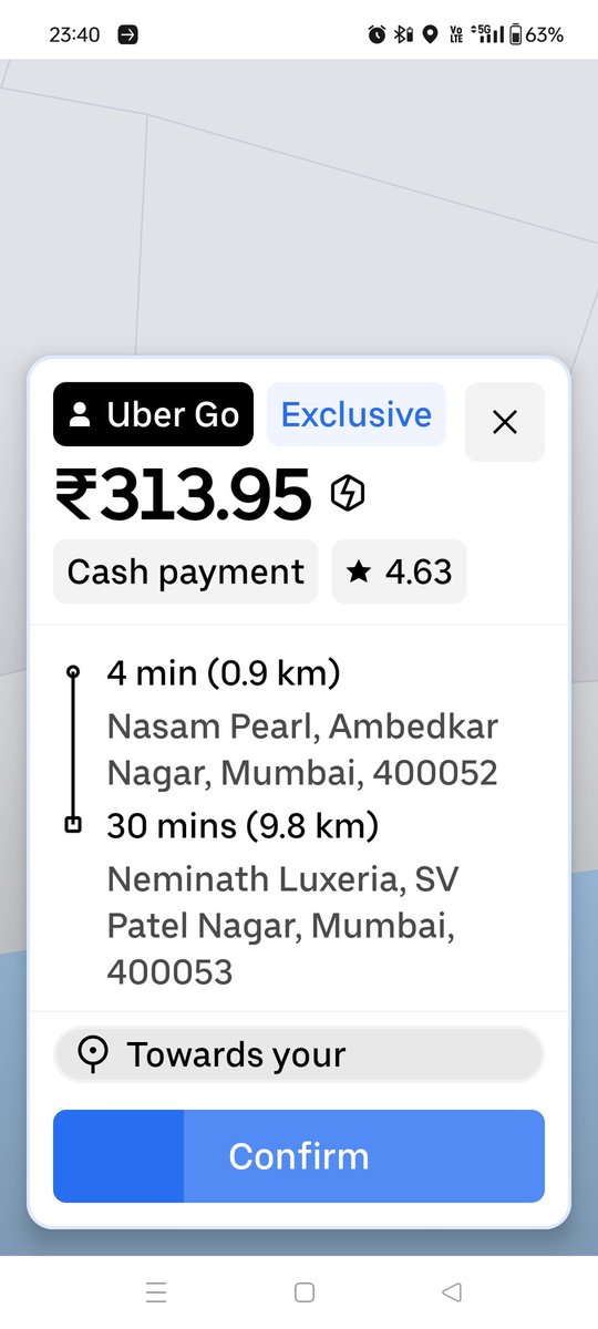 Manoj15236's tweet photo. @Uber @Uber_Support @UberSoc  uber ye ride ko dekh ke aap bata sakte hai inko kahan jana hai . Ye naya natak chalu kar diya aap logo ne . Pata hi nahi chalta kahan jana hai kaise ride le andaz se.. https://t.co/ZgjvMr2vaZ