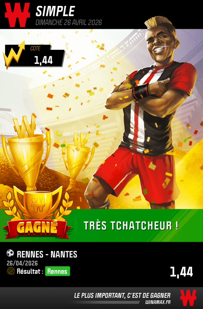 OYamendo's tweet image. @EdgeMapbet on eu chaud mais c’est le résultat le plus important!
Merci!!
#Rennes #TeamParieurs 
#Win