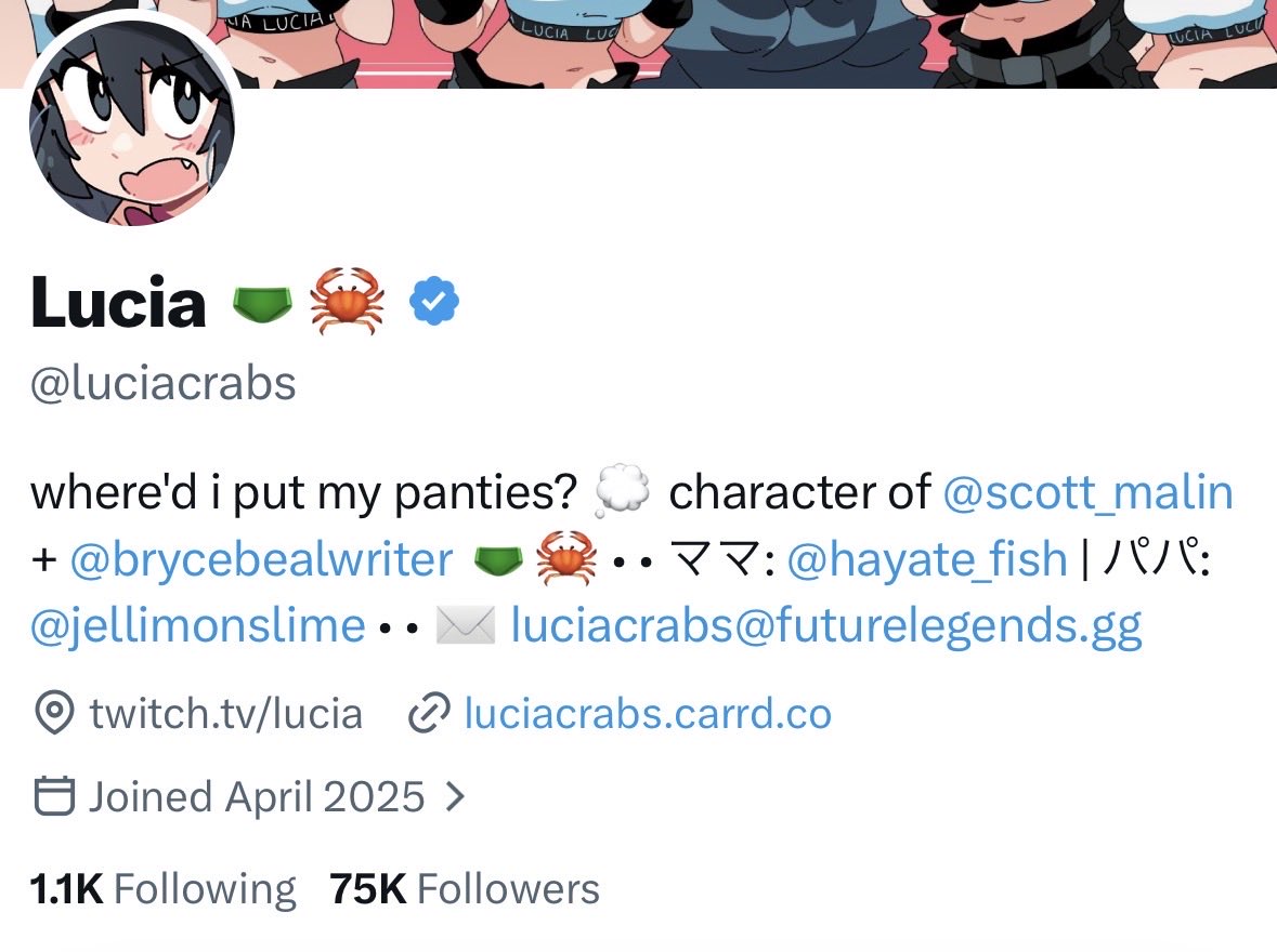 Lucia 🩲🦀 tweet media