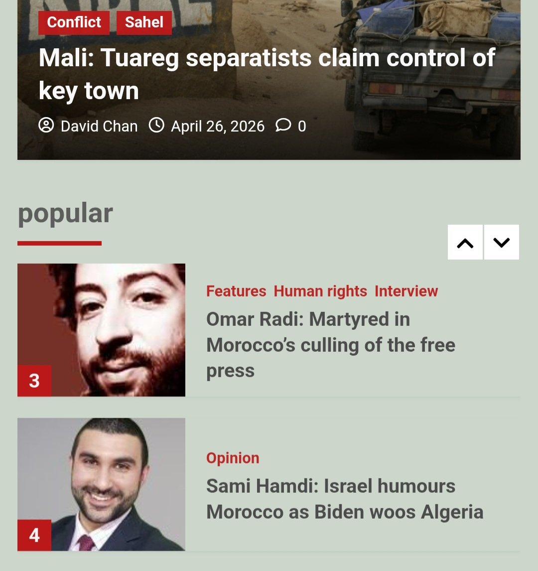TheMaghribia's tweet image. 🔴⚡️Why are Omar and Sami still trending on Martin Jay's maghrebi_org?

x.com/i/status/18983…

#GenZ212 #FreeKoulchi #Mamfakinch #Casablanca #Distrix #Spain #France #Lafarge #Hezbollah #Algeria #Algérie #Polisario #Irán #ThinkingMuslim #Iran #SamiHamdi #Haqiqatjou