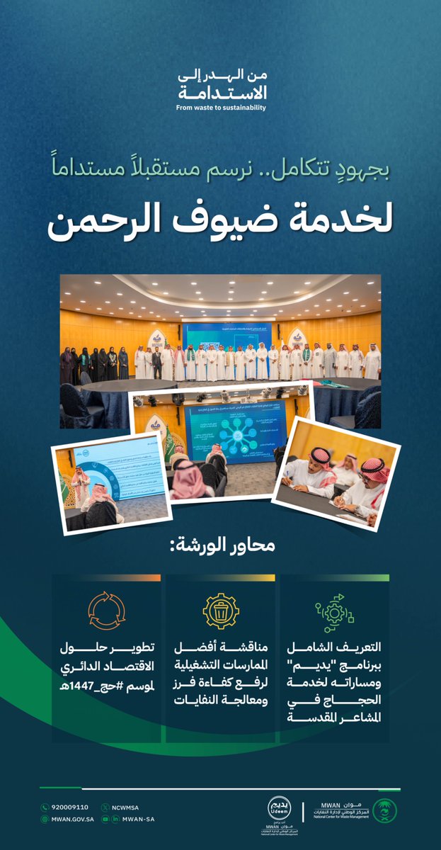 المركز الوطني لإدارة النفايات (موان) tweet media