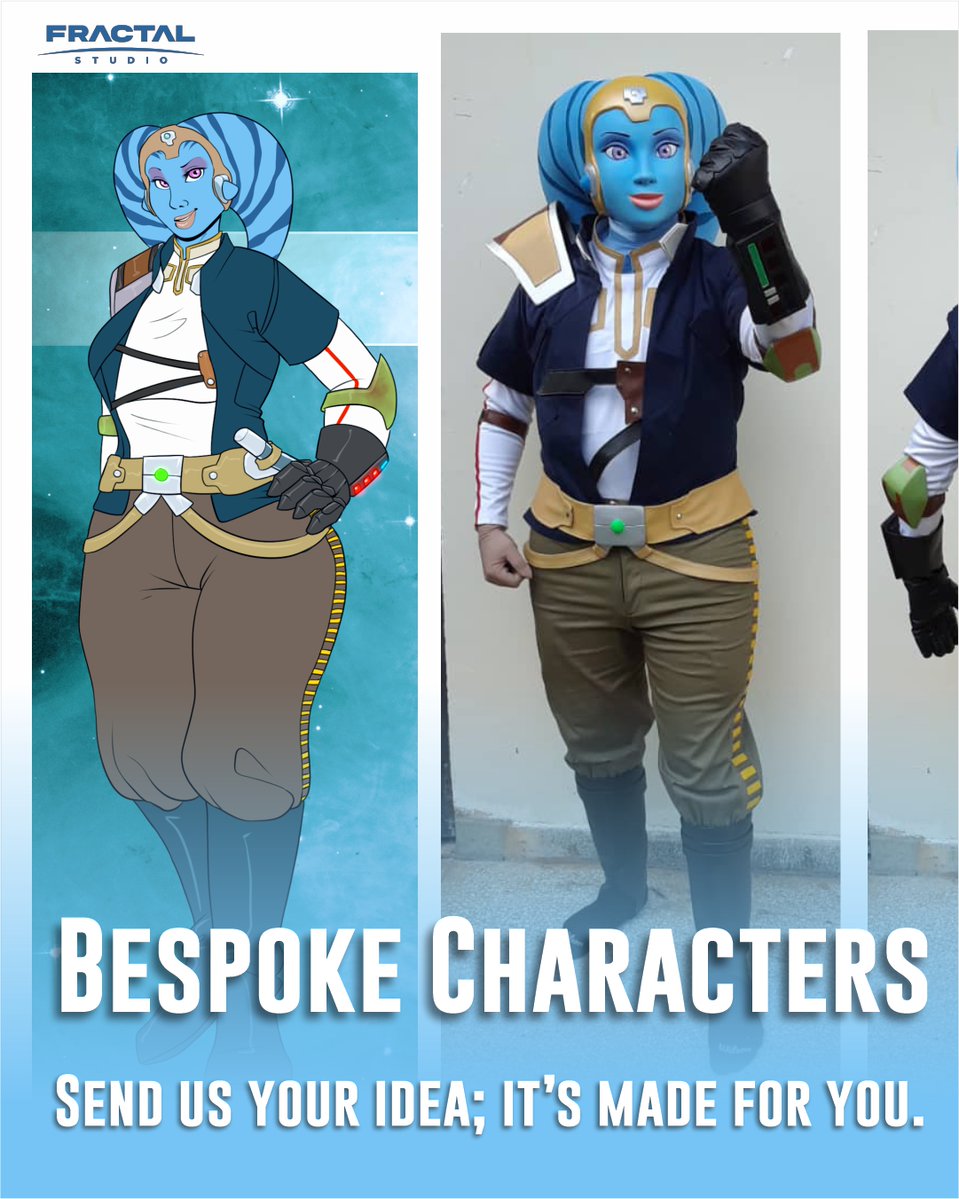 StudioFractal's tweet image. Bespoke character fabrication. Send us your concept—it’s made for you.
-
#FRACTAL #cosplay #costumemaker #mask #starwars