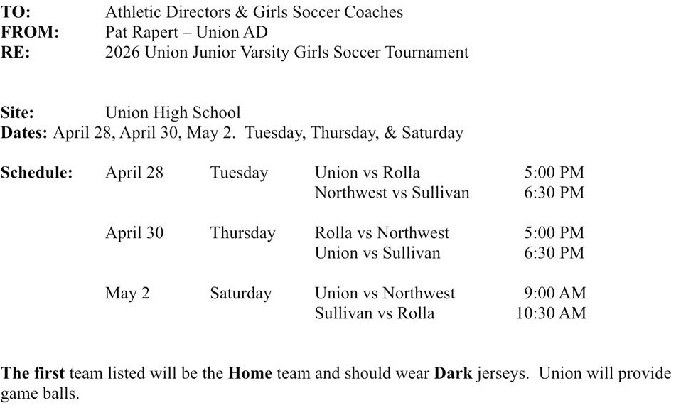 Union Girls Soccer tweet media