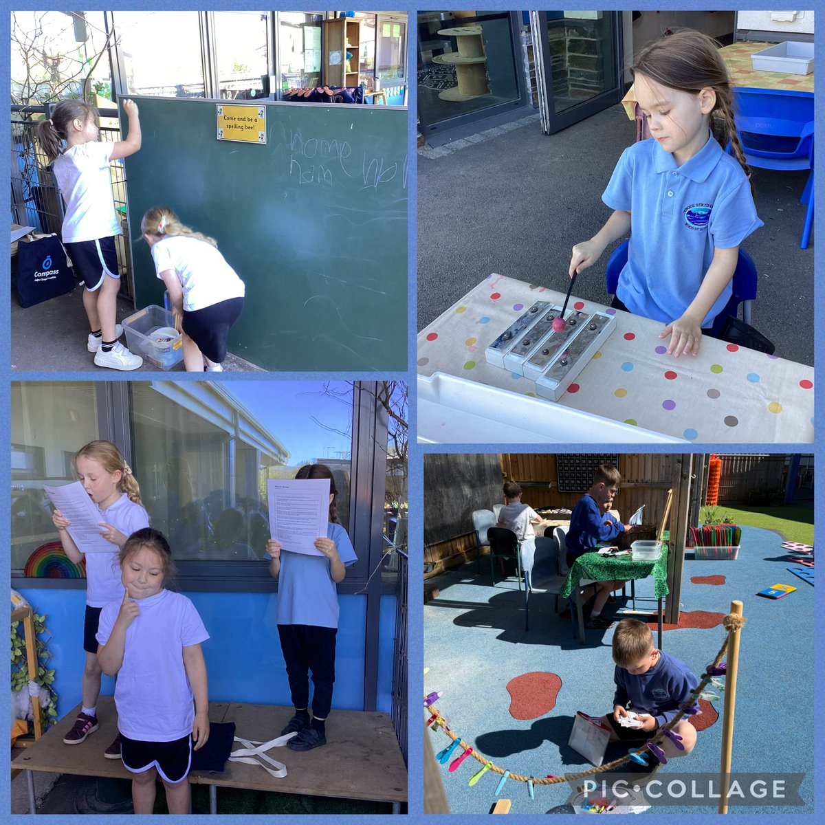 rhosstreet's tweet photo. Blwyddyn 2 enjoyed another week of glorious weather and learning challenges. #RSSpv #RSScfw #RSSlit #RSSnum https://t.co/4vx6e4OAQX