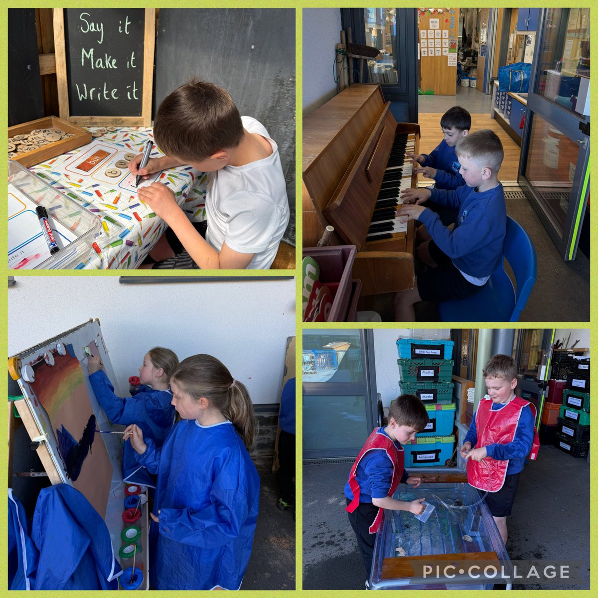 rhosstreet's tweet photo. Blwyddyn 2 enjoyed another week of glorious weather and learning challenges. #RSSpv #RSScfw #RSSlit #RSSnum https://t.co/4vx6e4OAQX