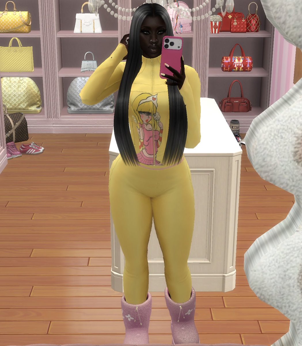 laynova0's tweet photo. 💛🤍🤎
#Sims4 https://t.co/CoMrMzYopB