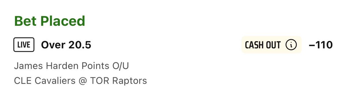 $100 to $10,000 Challenge 👑
 
Step 1 : Harden O20.5P -110 

$100 > $190

❤️ If Tailing