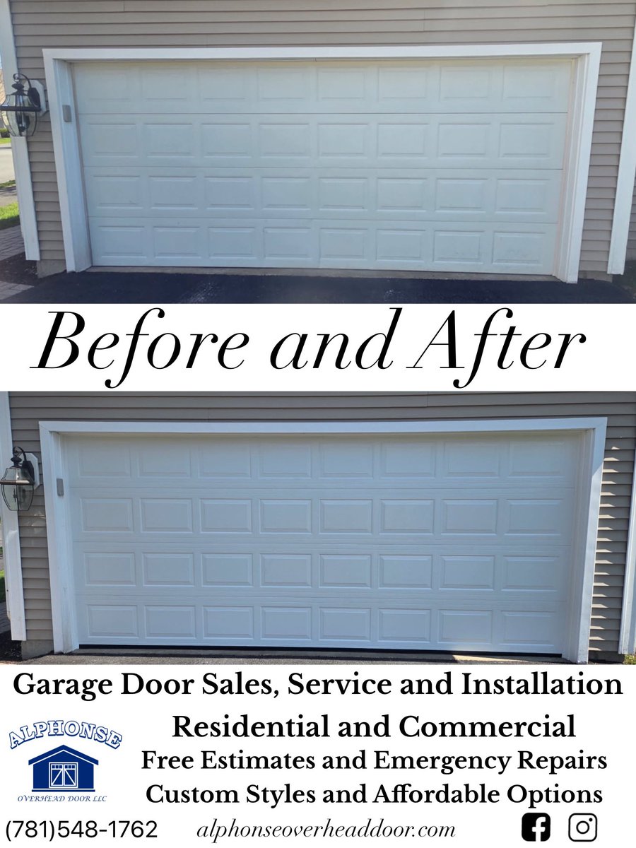 AlphonseDoor's tweet image. Garage Door Replacement- We can match up up what you already have, with a newer more  efficient door. 
Schedule A Free Estimate Today: (781)548-1762 
alphonseoverheaddoor.com

#massachusetts #newhampshire #newengland #smallbuisness