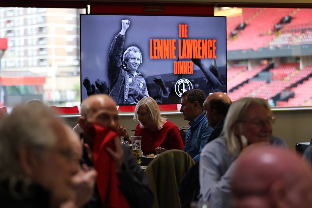 CAFCofficial's tweet image. The Lennie Lawrence Dinner is in full swing at The Valley as we recognise one of our greatest ever managers 👏 

#cafc