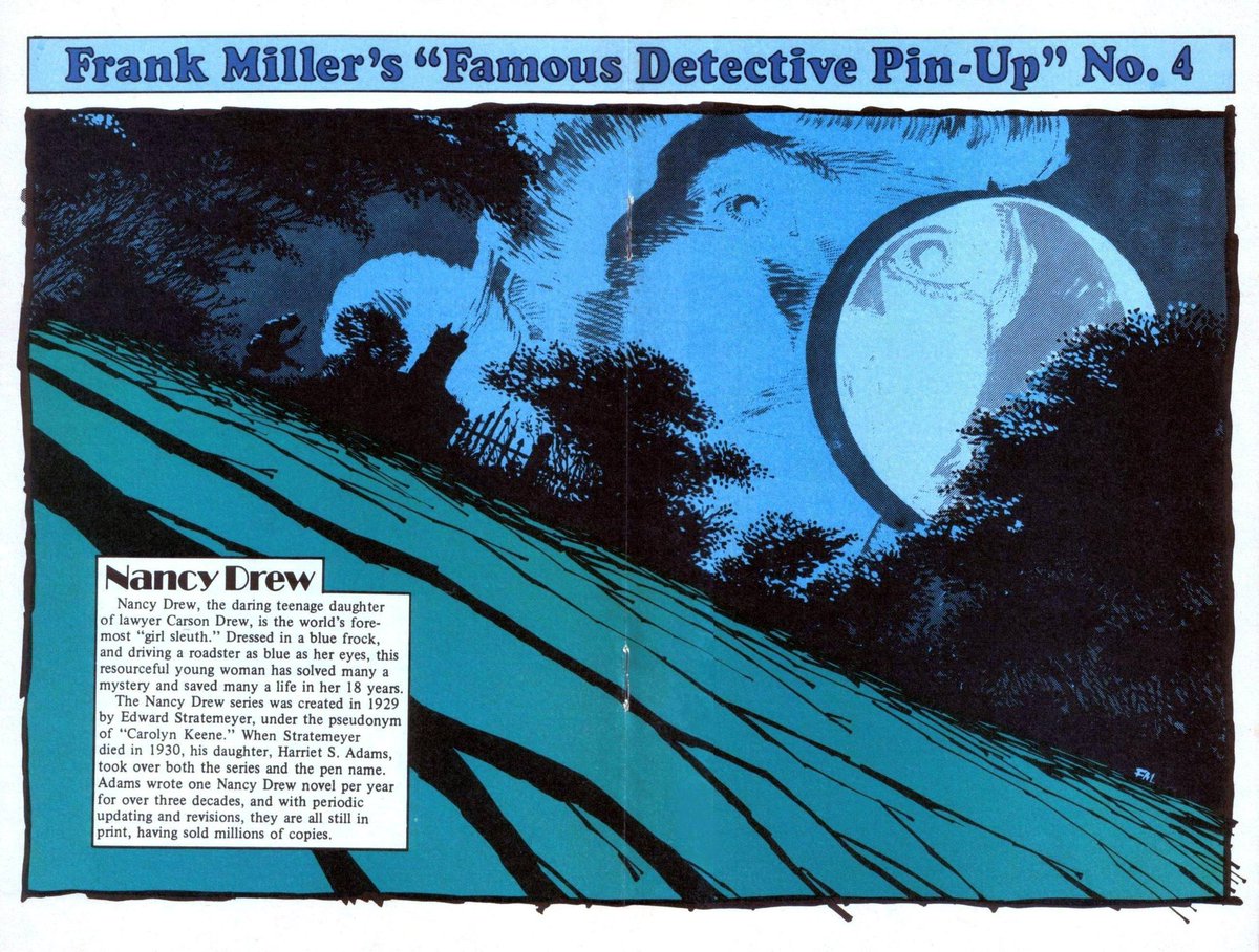 Frank Miller’s famous detective pin-ups from Ms. Tree.