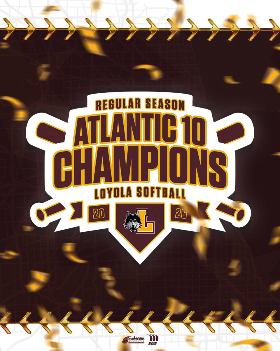 𝐘𝐎𝐔𝐑 𝐎𝐔𝐓𝐑𝐈𝐆𝐇𝐓 𝐀-𝟏𝟎 𝐑𝐄𝐆 𝐒𝐙𝐍 𝐂𝐇𝐀𝐌𝐏𝐒 🏆 

Loyola softball claims its first-ever Atlantic 10 Regular Season Championship and eighth overall in program history (fifth outright)!