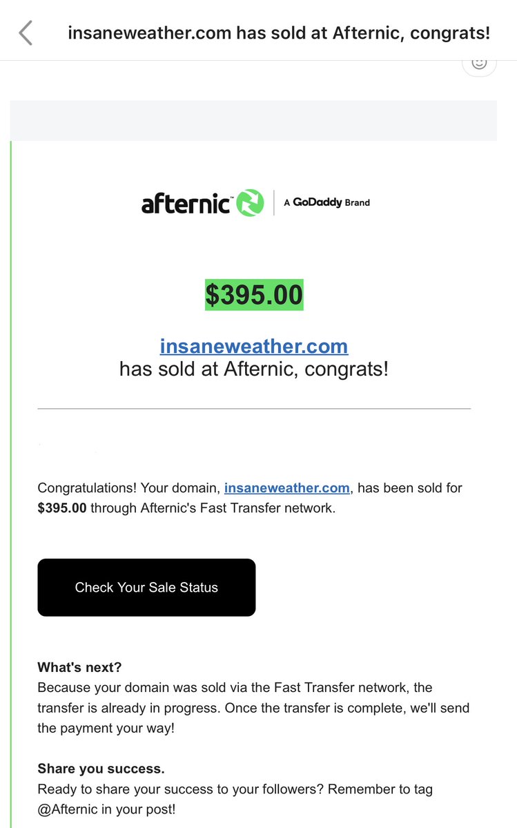 aionlinenews's tweet image. insaneweather.com sold via Afternic
$395.00

Consistent execution. Daily liquidity.

Building a portfolio is one thing.
Moving inventory is another.

ai.online
The AI-powered marketplace for premium domains

#domains #domainnames #afternic #digitalassets