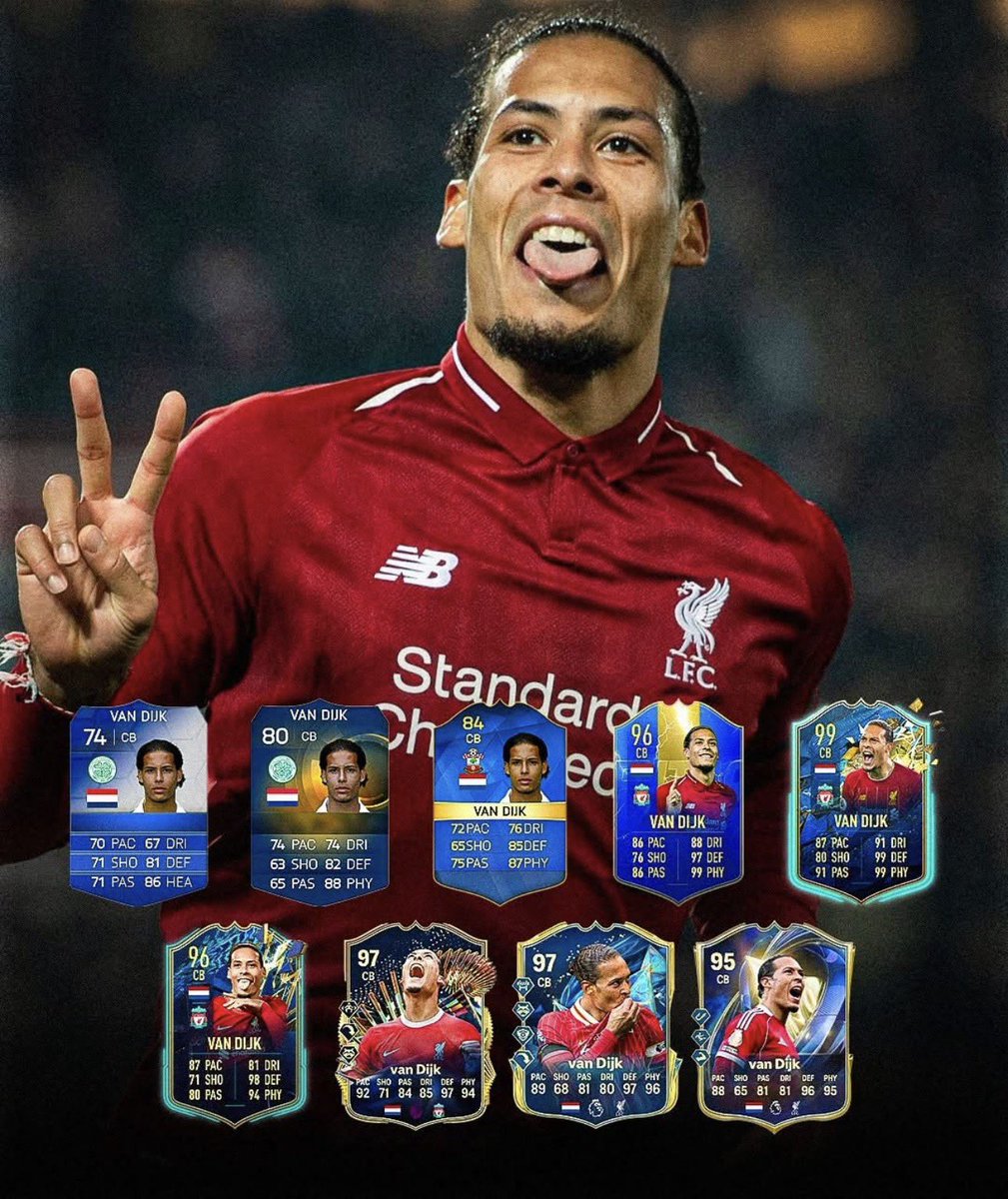 KillerFutCoins's tweet image. Virgil Van Dijk secures his 9th TOTS card in FC26 🥶🔥

Follow &amp;amp; Stay tuned for more awesome content 🚀

#fc26 #eafc26 #fut #tots #liverpoolfc