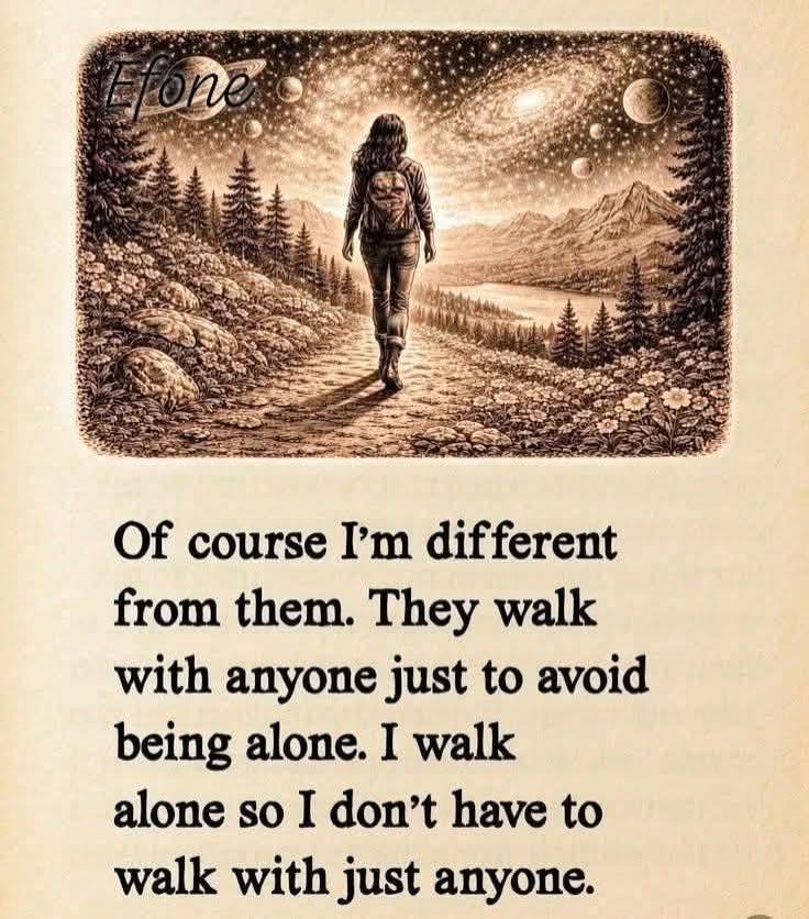 Of course i'm different from them