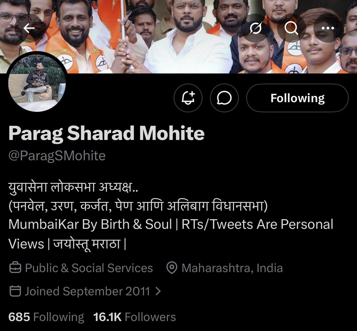 मुंबईचा शिवसैनिक ❁ tweet media