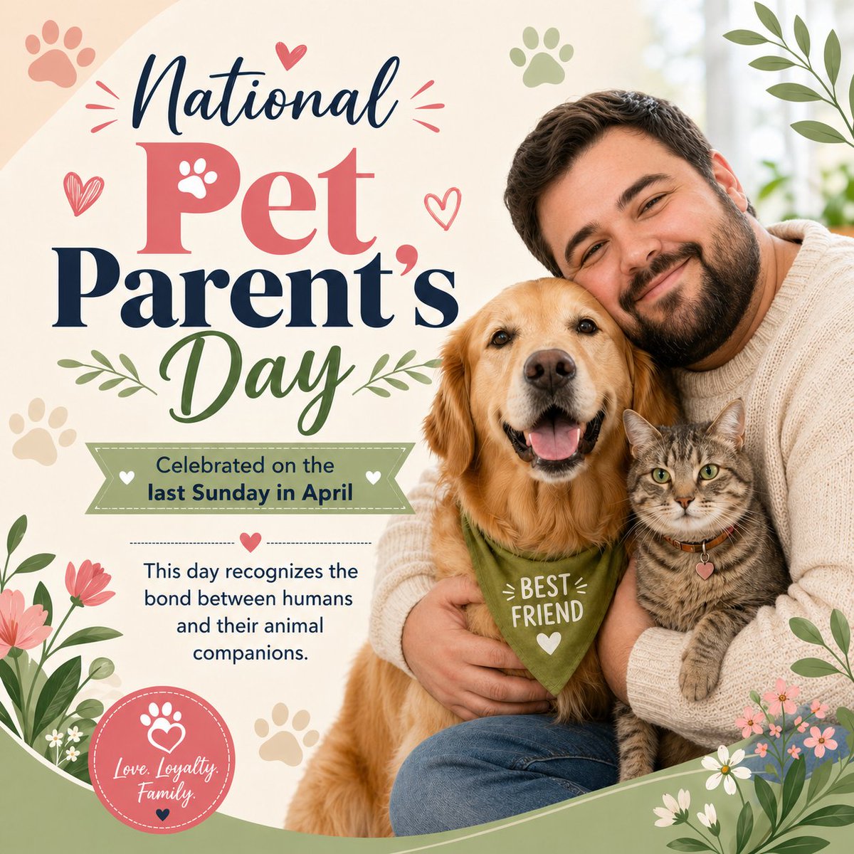 BillRoberts_76's tweet image. Happy Pet Parent Day!!! #pets
