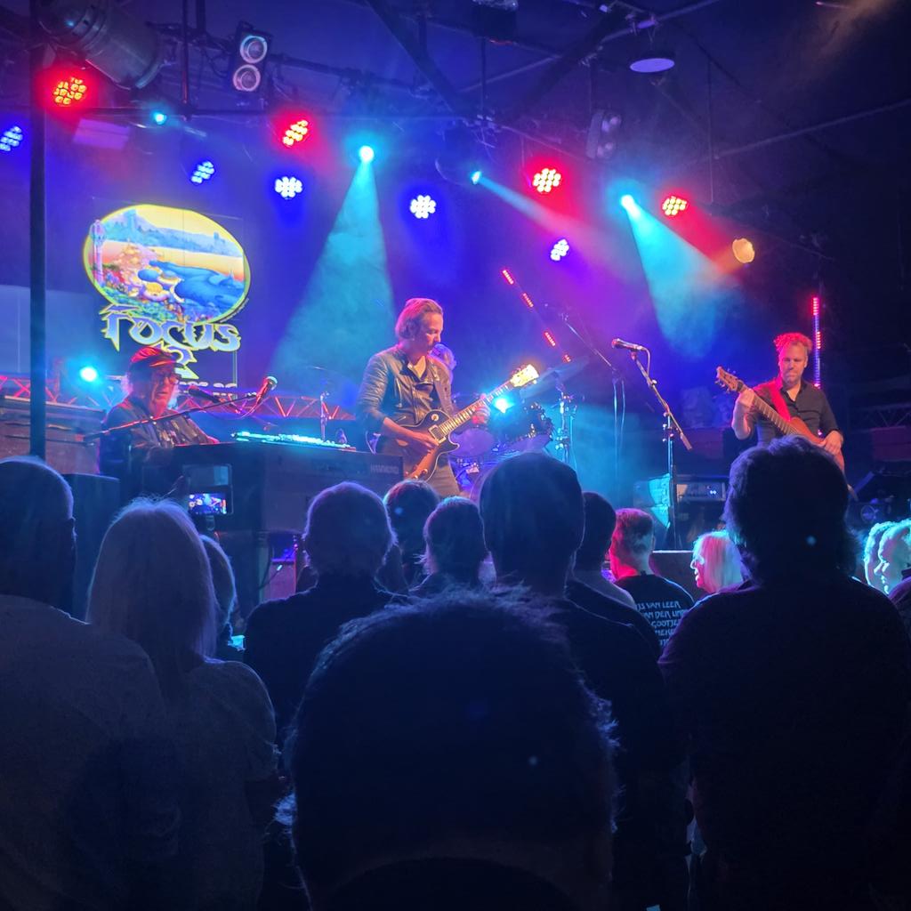 noddy63's tweet photo. At The Robin 2 Bilston..watching the legends that are Focus. Brother in law is forever in my debt for getting this photo with Thjis Van Leer. https://t.co/nD0EC3h7mO