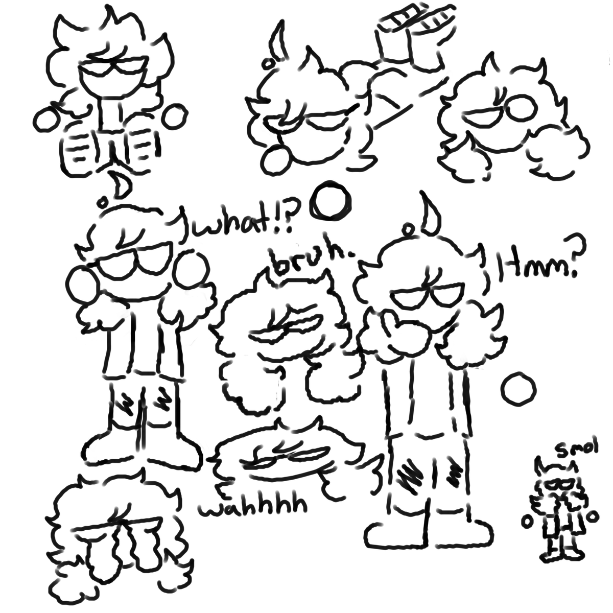 SKat801's tweet image. Some Shade Doodles, Also my twitch background.
#art #doodles #Oc #persona