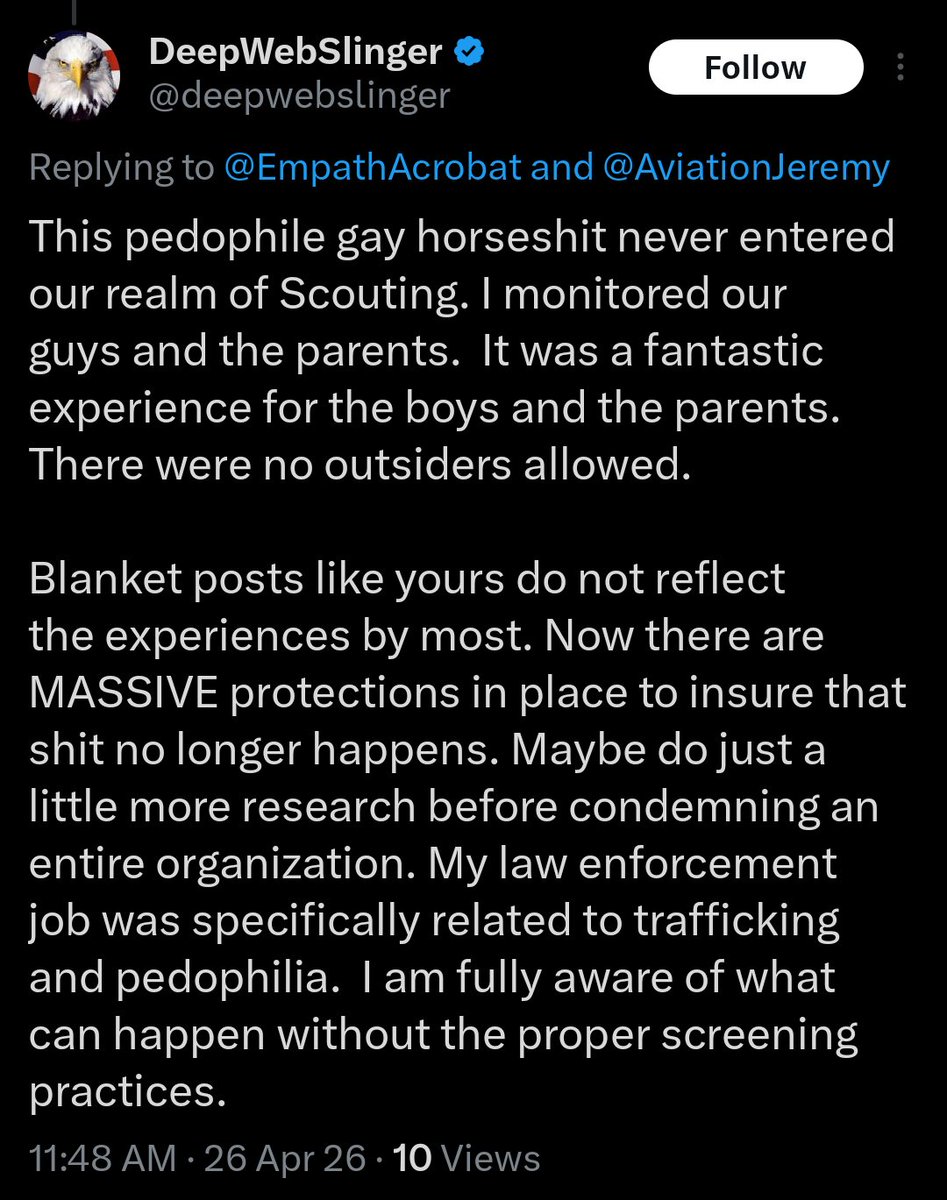 EmpathAcrobat's tweet photo. The #ass2mouth Scout @deepwebslinger https://t.co/H9Kq4g7CHM