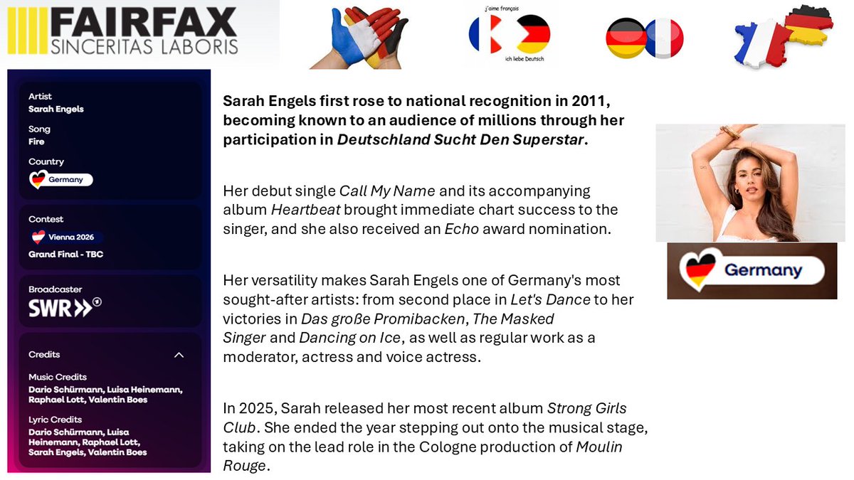 It is <a href="/Eurovision/">Eurovision Song Contest</a>
time again. The MFL department will be running their annual competition in lessons over the next 3 weeks. Please look out for it. 🇩🇪📷 🎶