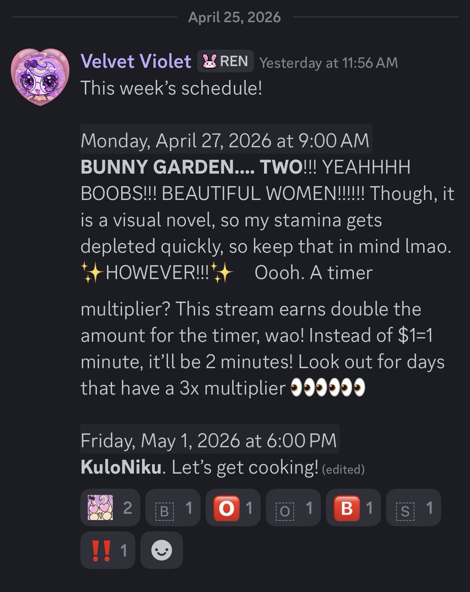 Velvet 💜🥂Hostess Vtuber tweet media