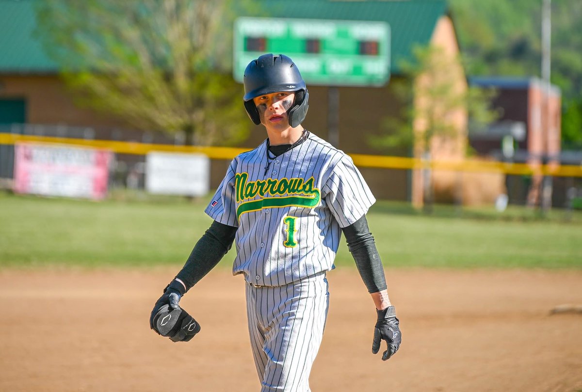 Midway through senior season batting stats:

AVG: .625
H: 20
HR: 2
RBI: 17
SO: 2

Pitching stats:

IP: 29
W: 5
L: 0
SO: 53
K-L: 26
ERA: 2.172

📸: Mike D Turner