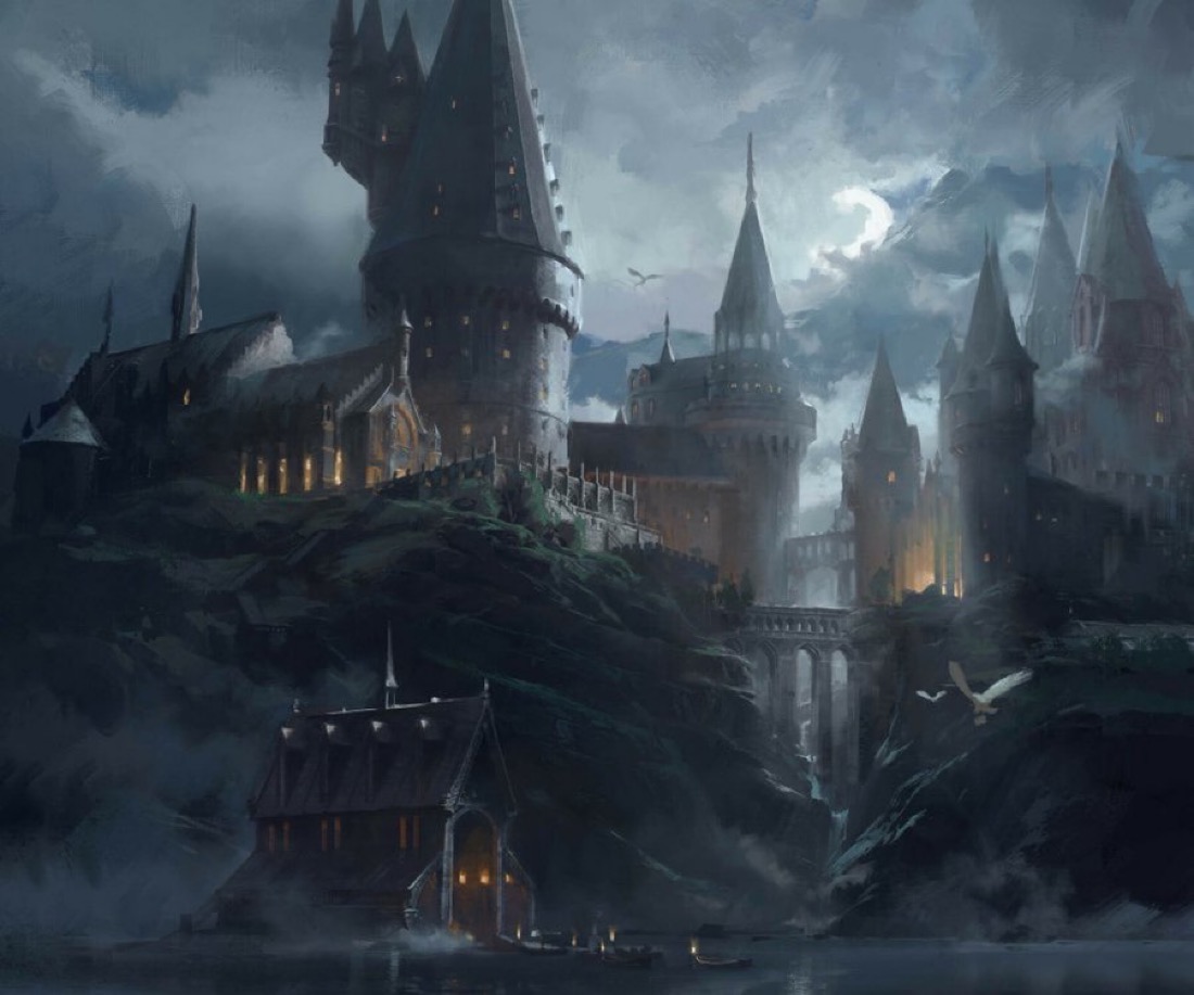 TheDailyHPotter's tweet photo. Hogwarts in the dark 🌚 https://t.co/Gb0nEzD7Ab