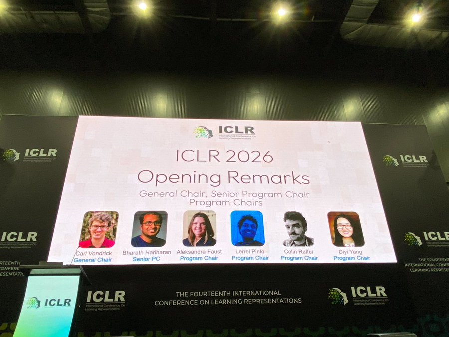 Raghav_JSub's tweet photo. Excited to be talking about our paper on LLM configuration errors at the LLM Reasoning workshop at #ICLR2026!

Link to virtual: https://t.co/BFW97v4HLS

Photo credit @iclr_conf + @flaczip https://t.co/3SocdukBR7