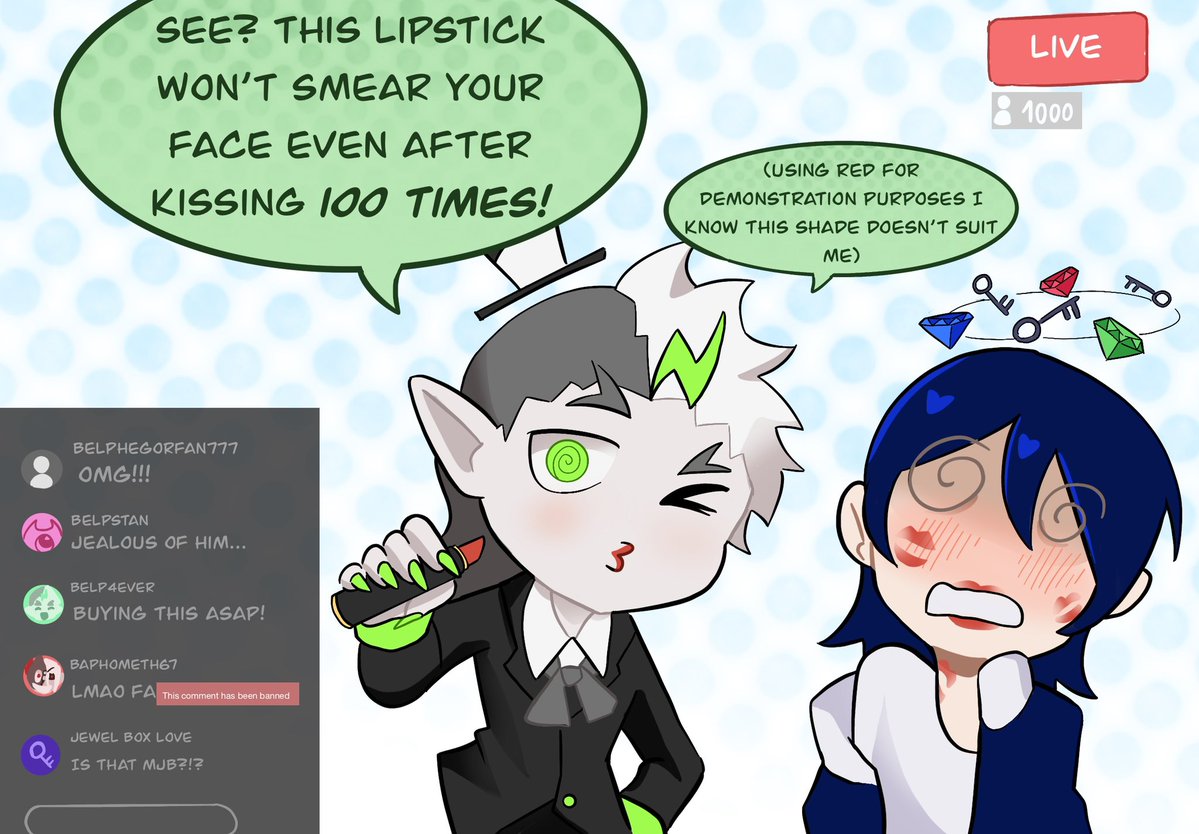 asch_e_n's tweet image. Belphegor’s sponsored stream 

#fanart #comic #ship