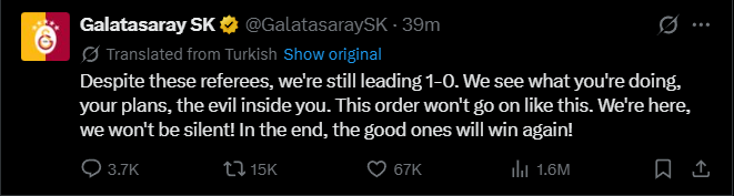 Turkish Football is being Turkish Football again