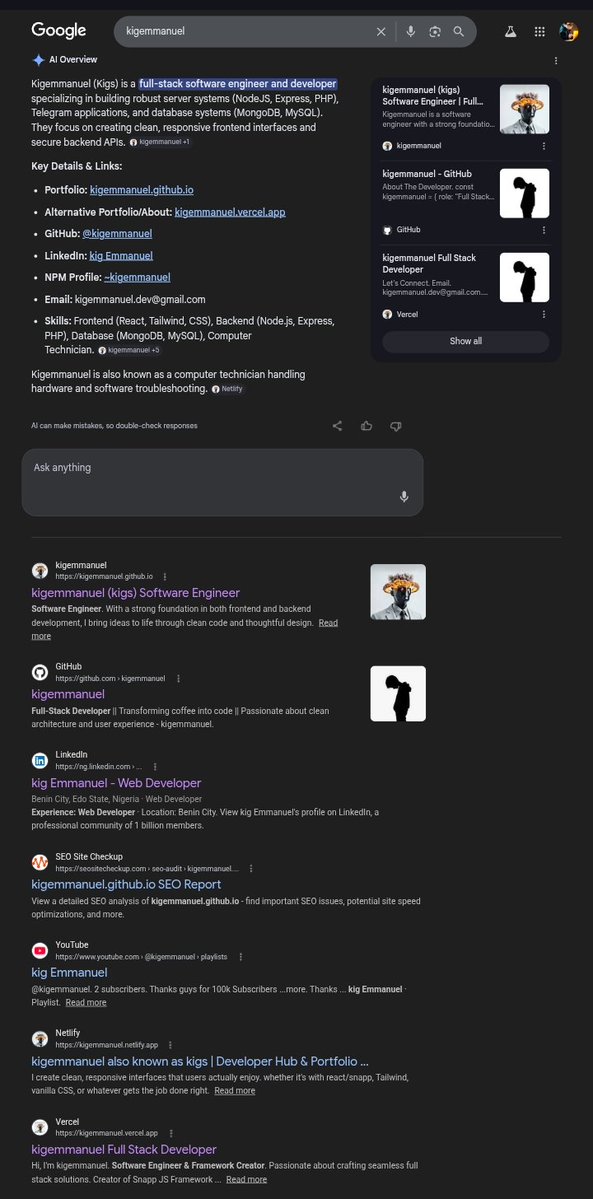 Kig Emmanuel tweet media