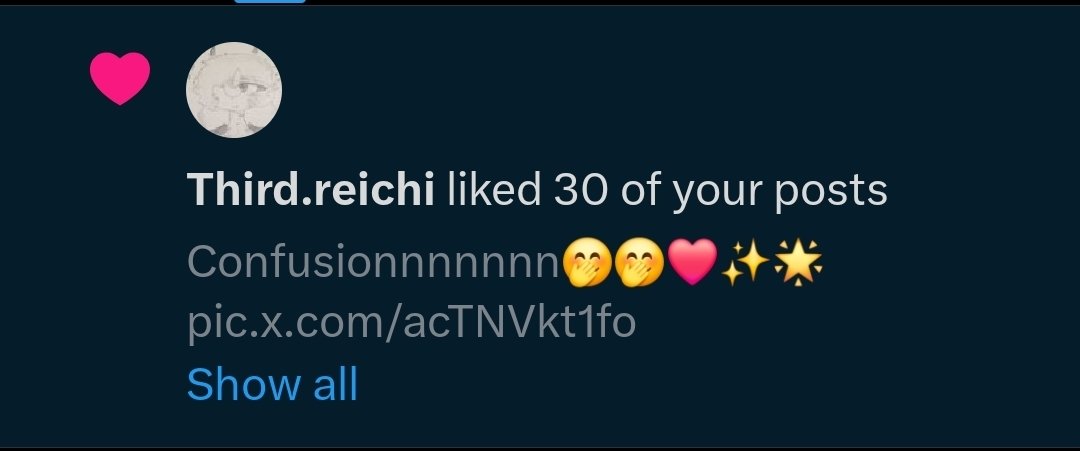 Papa just liked 30 of my posts :0

*faints from happiness and love from papa*

🫰😘🤩❤️❤️❤️