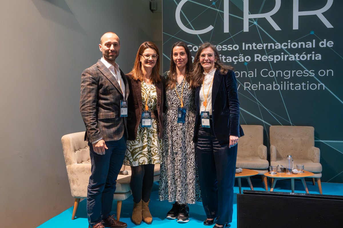 ciTechCare's tweet photo. • ciTechCare participates in the 1st International Congress on Pulmonary Rehabilitation (ICPR)•
Joana Cruz, Nádia Hipólito e Sofia Flora attended the 1st edition of the ICPR, in Ílhavo on March 26th and 27th, where were presented their work on #PulmonaryRehabilitation. https://t.co/4Fx7qDkBsy
