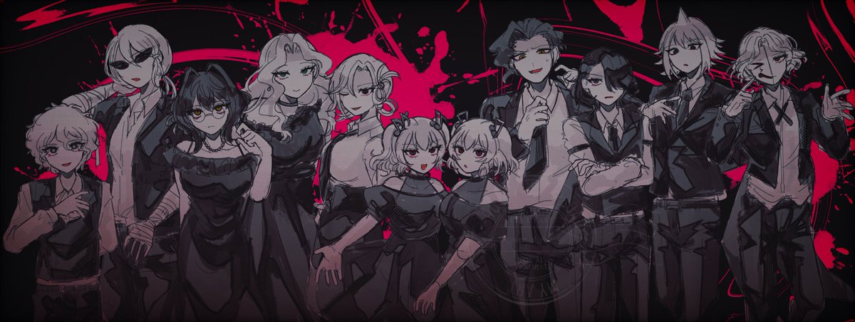 srm_d_r129's tweet image. Dressed in black