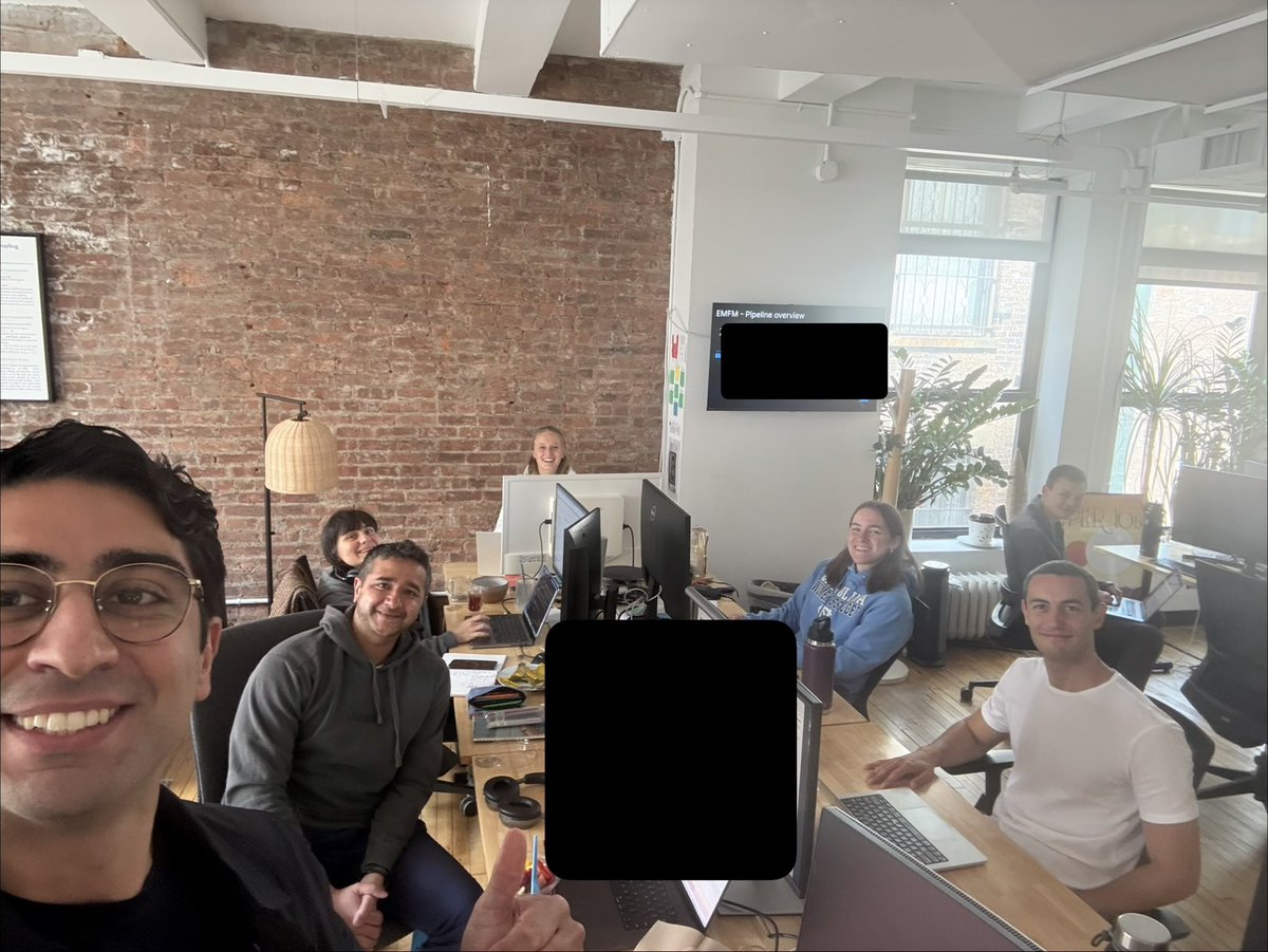 _i_am_arya's tweet photo. No matter the day of the week, we’re open for business.

This morning’s focuses: working on reasoning, evals for various new task types, and updates to our training pipeline. https://t.co/Ljx95tD6bc