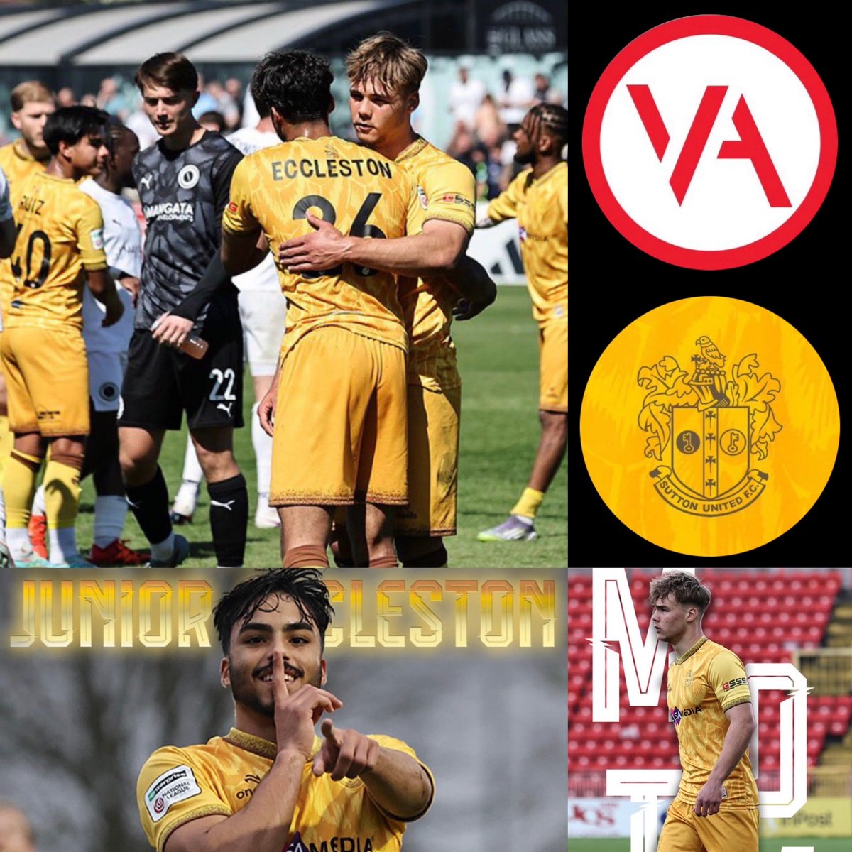 🔴⚫️ Made in Volenti

⬇️

🟡🟤 25th April 2026: starting centre backs for Sutton United vs Boreham Wood in the <a href="/NL_Enterprise/">Enterprise National League</a> 

⬇️

Just turned 18 and 19 years old

<a href="/paulloughlin/">Paul Loughlin</a>