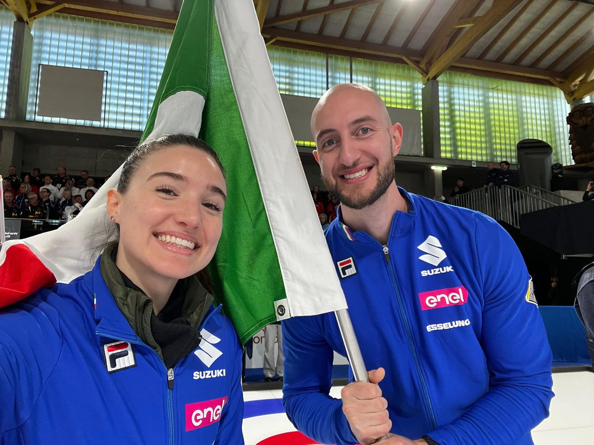 Oggi altre due vittorie per Constantini/Mosaner: 9-4 contro l'Ungheria e un sofferto 10-7 contro la Germania. Stefania e Amos sono ora a tre vittorie su tre partite giocate.