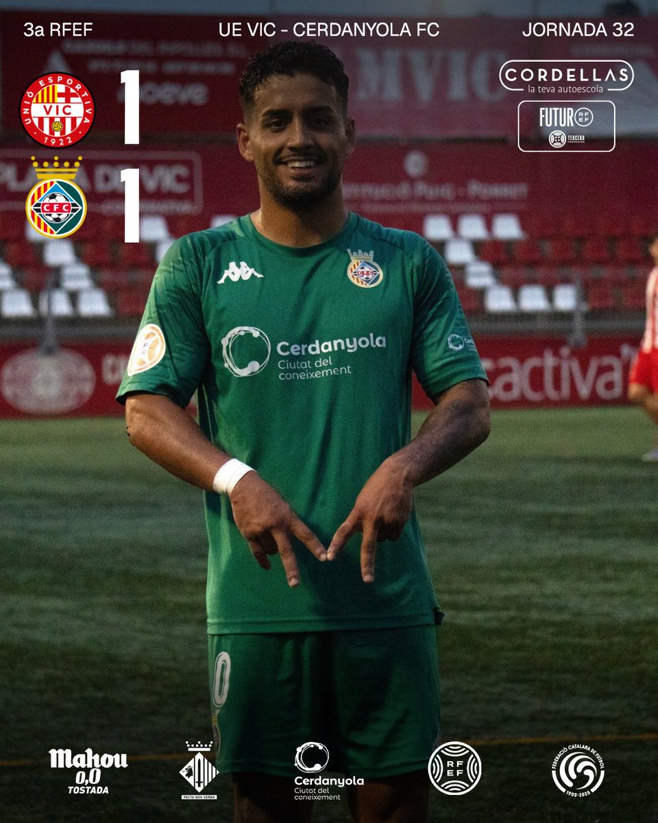 CERDANYOLA VALLÈS FC 💚 tweet media