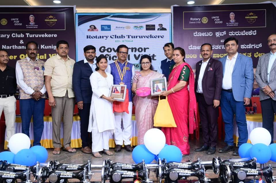 rotary3192's tweet photo. District Governor Prof. Elizabeth Cherian at the Skill training for women—empowering lives and building self-reliance.

A meaningful initiative by Rotary Turuvekere, strengthening communities through opportunity, confidence, and sustainable livelihood. https://t.co/rGfOzSChgC