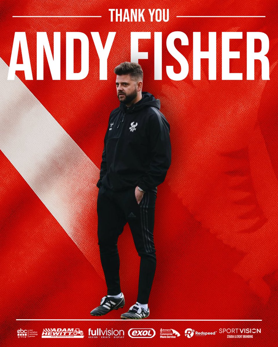 harrierswomen's tweet photo. A win to finish it off- the perfect way to bid farewell to Andy Fisher as he heads into retirement from the women’s game. 

Two unforgettable seasons in charge, completing the league and county cup double last season, and ensuring survival in a very competitive Tier 4 this season. 

Andy’s impact at Harriers Women goes beyond on-pitch results - his belief, passion and determination has driven the team to where it is today. 

Thank you, Andy, for everything you’ve done at Harriers Women ❤️🤍

#Harriers 🦅 | @afishersc16