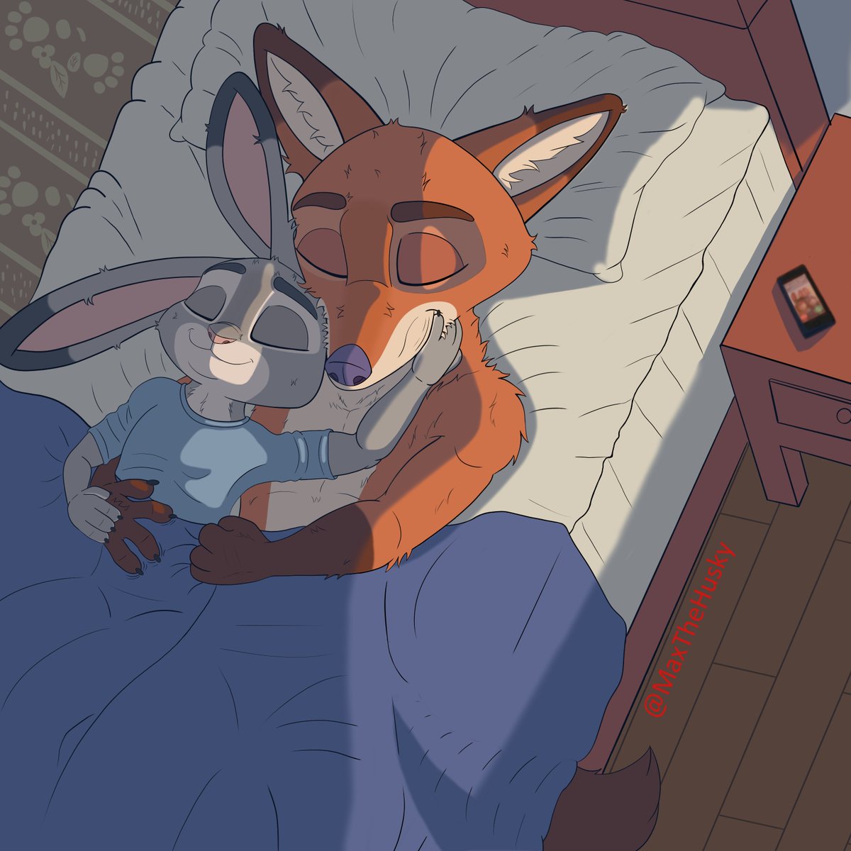 MaxTheHuskee's tweet photo. "early mornings" 

#zootopia #nickwilde #judyhopps #wildehopps https://t.co/PCwuGwq6YE