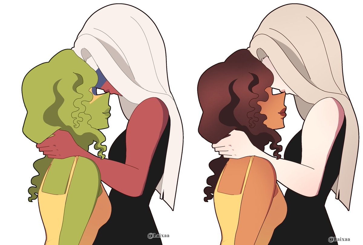 Kitotorito_'s tweet image. Versão lésbica futurista 
#countryhumans #brazil #russia