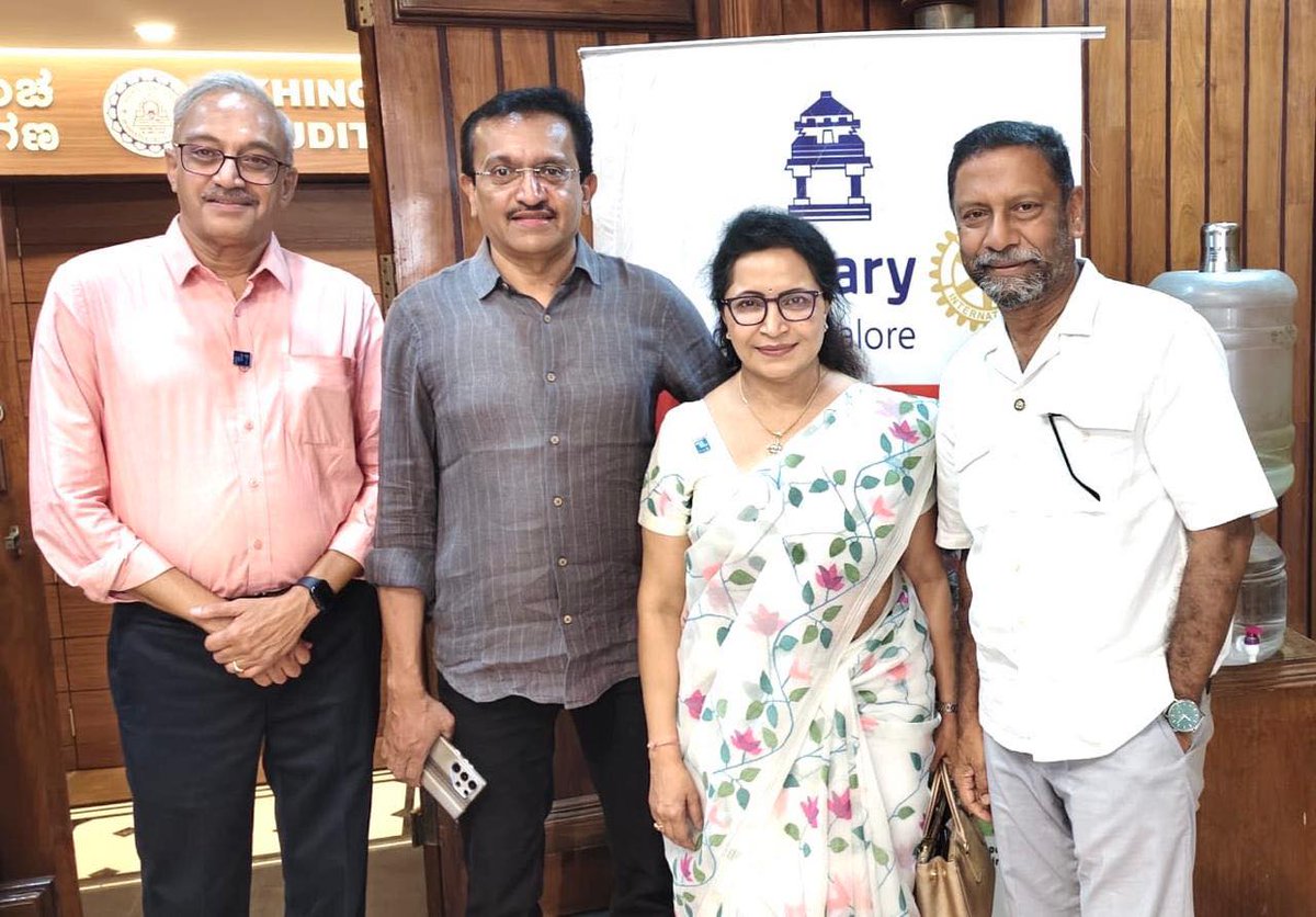 rotary3192's tweet photo. DG Prof. Elizabeth Cherian at the 3rd Edition of the RCB International Film Festival, held at Bharatiya Vidya Bhavan, showcased an inspiring lineup of films while placing a special focus on “Careers Behind the Camera.” https://t.co/mhz7BrBbs5