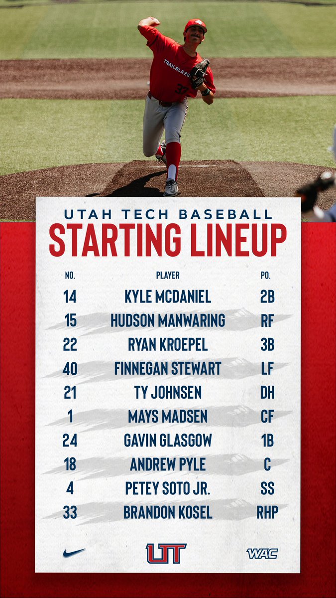 Utah Tech Baseball tweet media